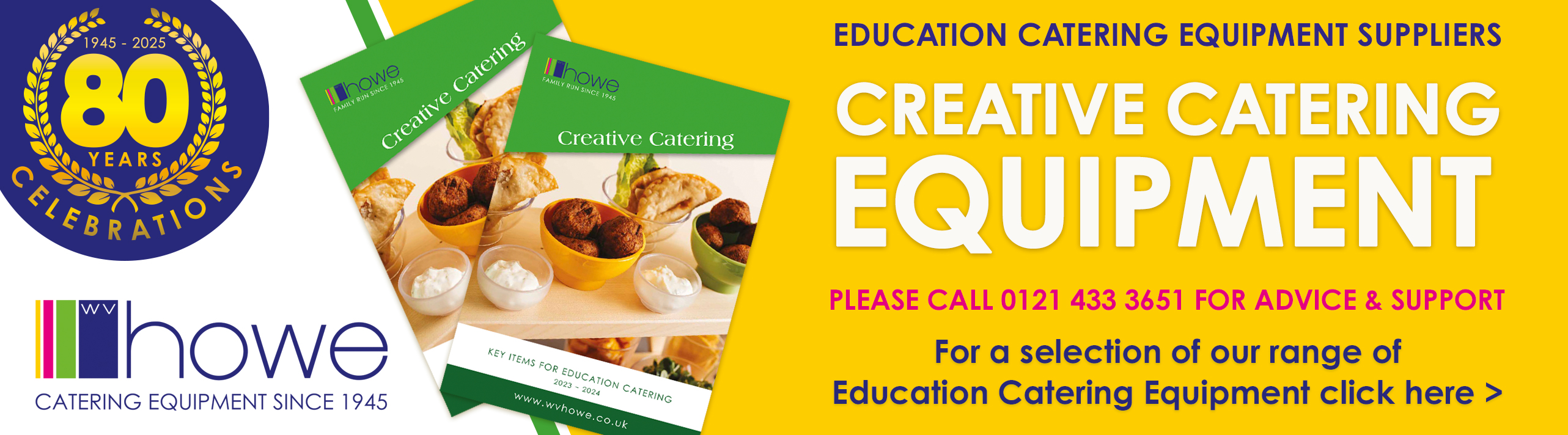 Education Catering Website Banner