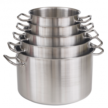 Stainless Boiling Pots Group Awhite